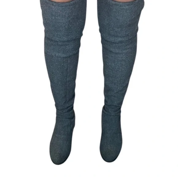 Charles by David Charles Gravity, Gray over-the-knee boots,Size 7 - Picture 14 of 15